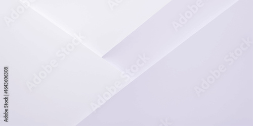 Blank white paper sheet with a subtle curl and a light shadow on the corner, perfect for a business document or template