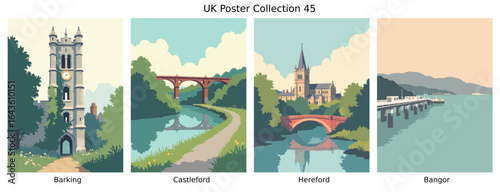Barking, Castleford, Hereford, Bangor UK Collection