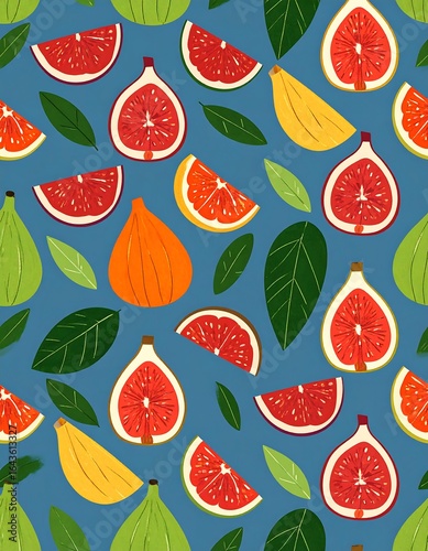 Fruit pattern background design