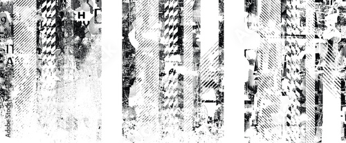 Glitch distorted geometric shape . Noise destroyed logo . Trendy cyber punk poster . Glitched frame .Grunge textured . Distressed effect .Vector shapes with a halftone dots screen print texture.