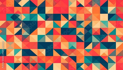 Abstract geometric triangle pattern background