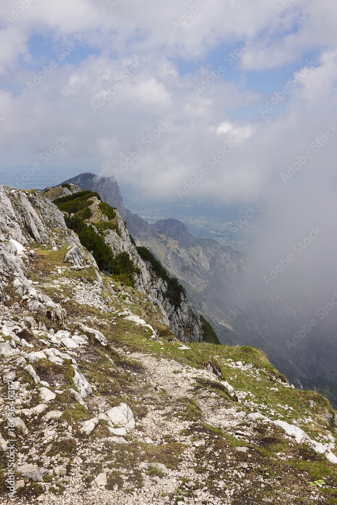 The view of the top Untersberg mountain, Salzburg, Austria The view of the top Untersberg mountain, Salzburg, Austria