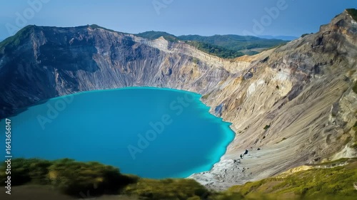 Crater Lake in a Volcanic Landscape