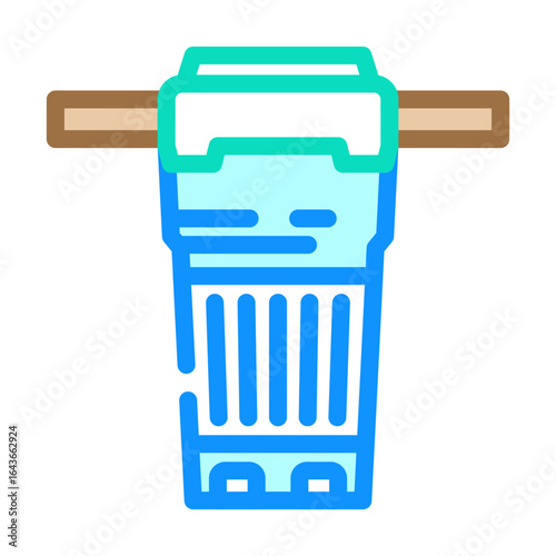 built filter color icon vector illustration