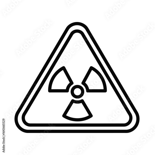 Radiation Hazard Warning Sign