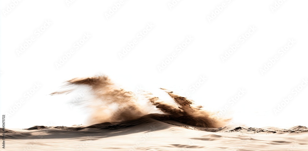 Fototapeta premium Sand dune eruption