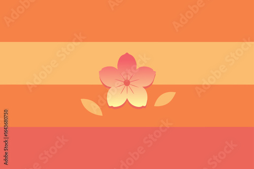 Floral design on warm bands