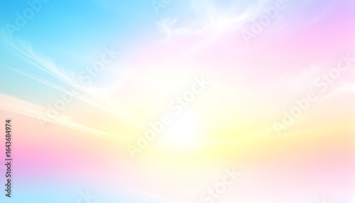 Colorful pastel sky background