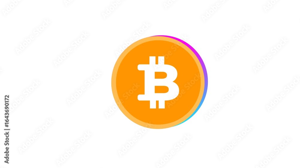 A smooth 3D animation of a generic cryptocurrency coin icon elegantly bouncing into view with a subtle gradient shadow effect on a transparent background, perfect for overlays. A smooth 3D animation of a generic cryptocurrency coin icon elegantly bouncing into view with a subtle gradient shadow effect on a transparent background, perfect for overlays.