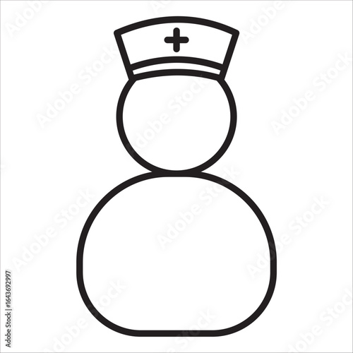 Healthcare icon outline vector