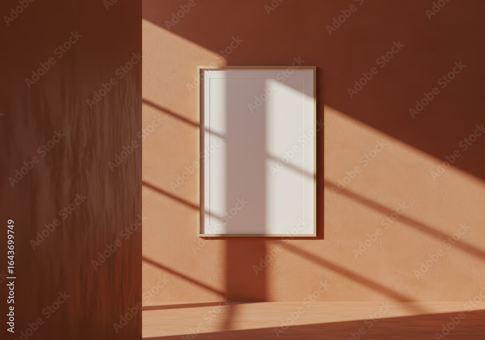 Fototapeta premium Lamp on wall and ceiling in a modern interior room