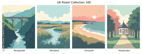 Pontypridd, Winsford, Exmouth, Harpenden UK Collection