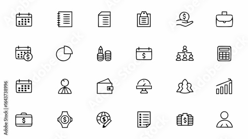 An all-in-one collection for managing and tracking employee salaries. Ideal for HR tools, payroll agencies, and business admin platforms