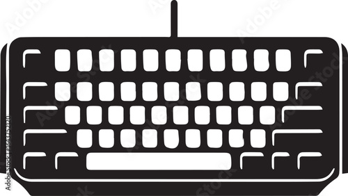 Keyboard icon. Computer keyboard tool