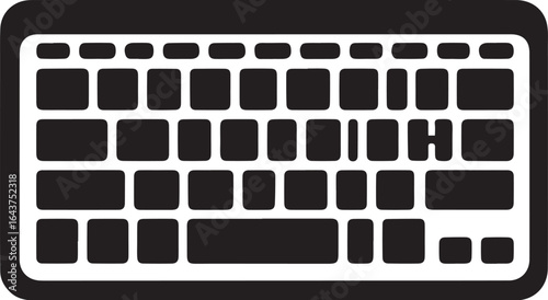 Keyboard icon. Computer keyboard tool