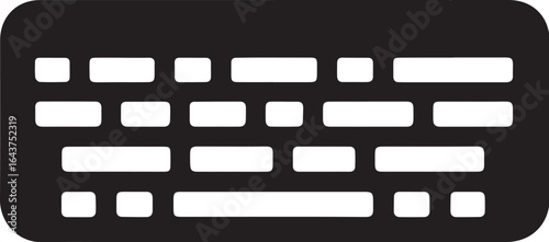 Keyboard icon. Computer keyboard tool