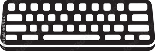 Keyboard icon. Computer keyboard tool