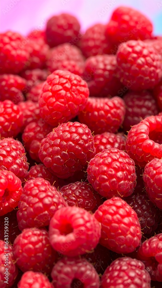 Close-up of fresh raspberries (1) Close-up of fresh raspberries (1)