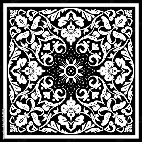 Luxury arabesque design with floral pattern. Arabesque ornament template. Can be used for background and wallpaper. Elegant and classic vector elements great for decoration.