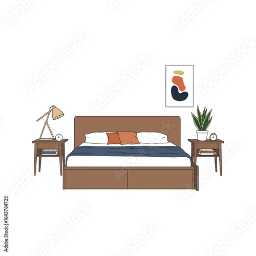 Modern living room interior with a comfortable sofa, contemporary furniture, and stylish design creating a luxurious indoor lounge