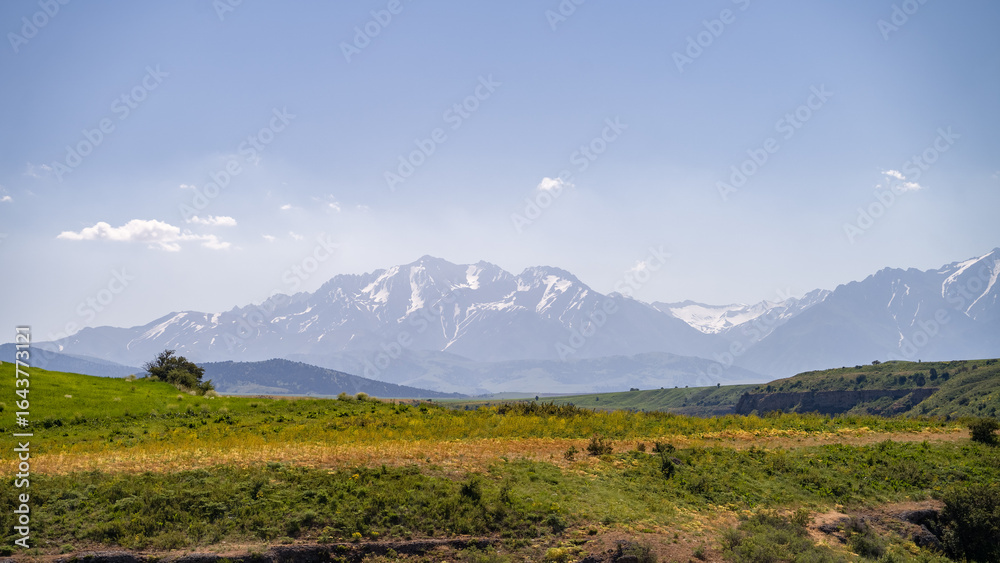 Fototapeta premium summer mountain peaks and gorges