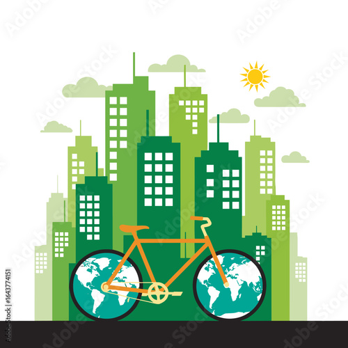 Sustainable urban transportation options promoting eco-friendly city living and green commuting