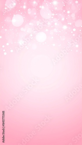 Delicate pink background with sparkling lights