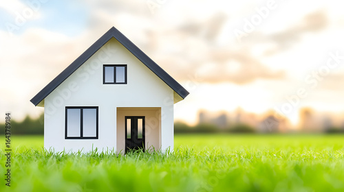 Wallpaper Mural wenty-Four Hour Zoom Out Time-lapse Footage of a Residential Area Country House Standing in Beautiful Nature Spot. Sunny Day with White Clouds, Scenic Evening with Lamp Light, Night Sky with Stars Torontodigital.ca