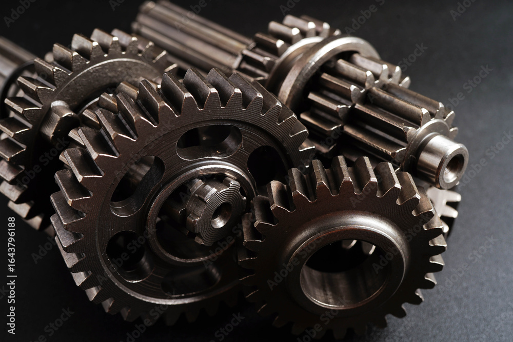 Metal gear wheel engine car and bike, mechanic industry. Metal gear wheel engine car and bike, mechanic industry.