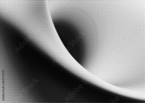 Large vector halftone abstract texture with a transparent background