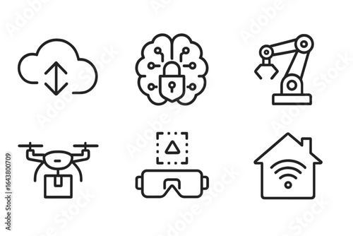 Exploring advanced technology concepts including cloud computing, AI, and automation in a modern digital environment