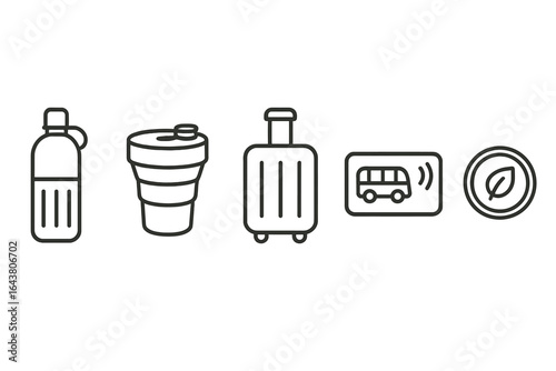 Essential travel items for a smooth journey in an urban setting