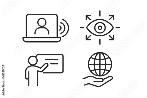 Online learning platforms enhance education through interactive technology and global connectivity in modern classrooms