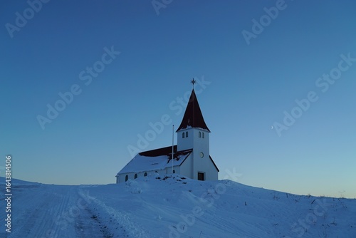 アイスランド　ヴィークの教会 Church of Vik in Iceland