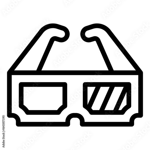 3d glasses icon