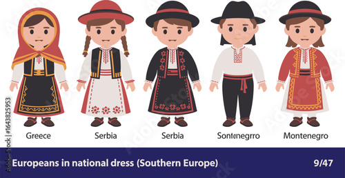 Europeans in Traditional Dress A Showcase of Southern European Culture