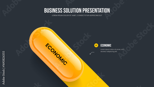 Company Review 1 Option Infographic Slideshow Template. Product Development Presentation Design Vector Illustration. Marketing Profile One Step Diagram Frame Layout.