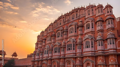 Hawa Mahal Jaipur at Sunrise