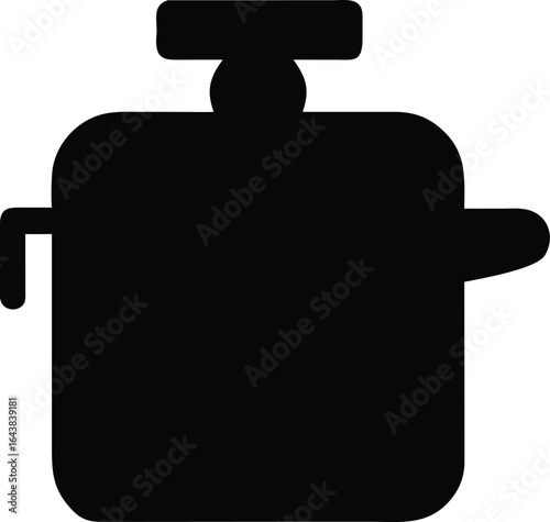 pressure-cooker silhouette vector design