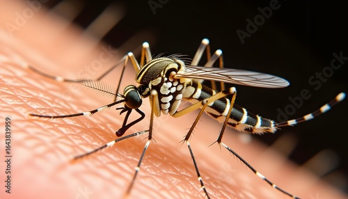 moustique sur un bras