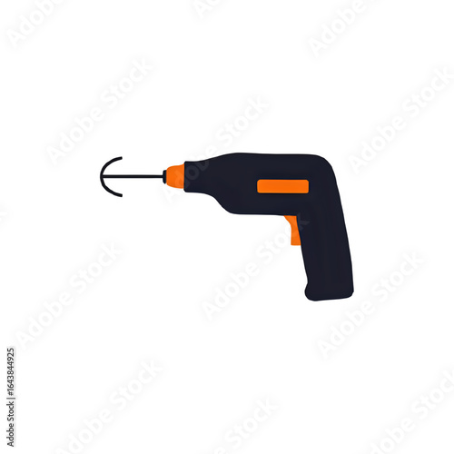 Electric Drill Icon: Powerful Tool Graphics for Construction, Repair, and DIY Projects