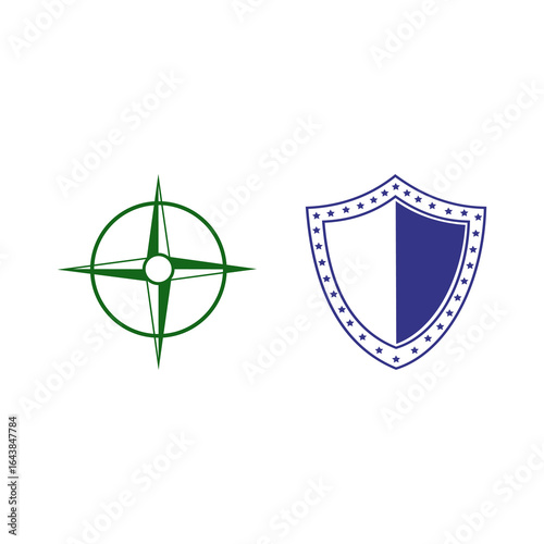 icon shield art logo