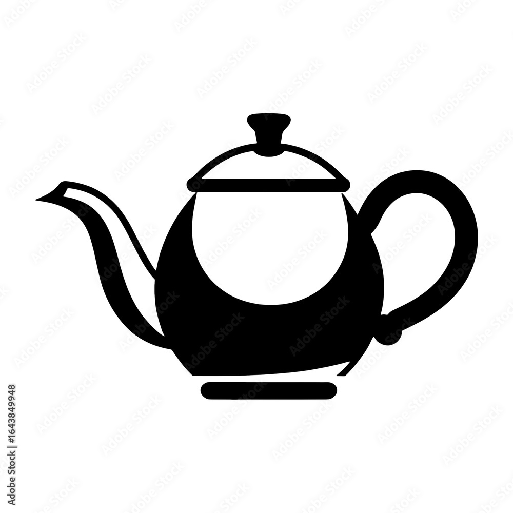 Obraz premium vector teapot isolated on white