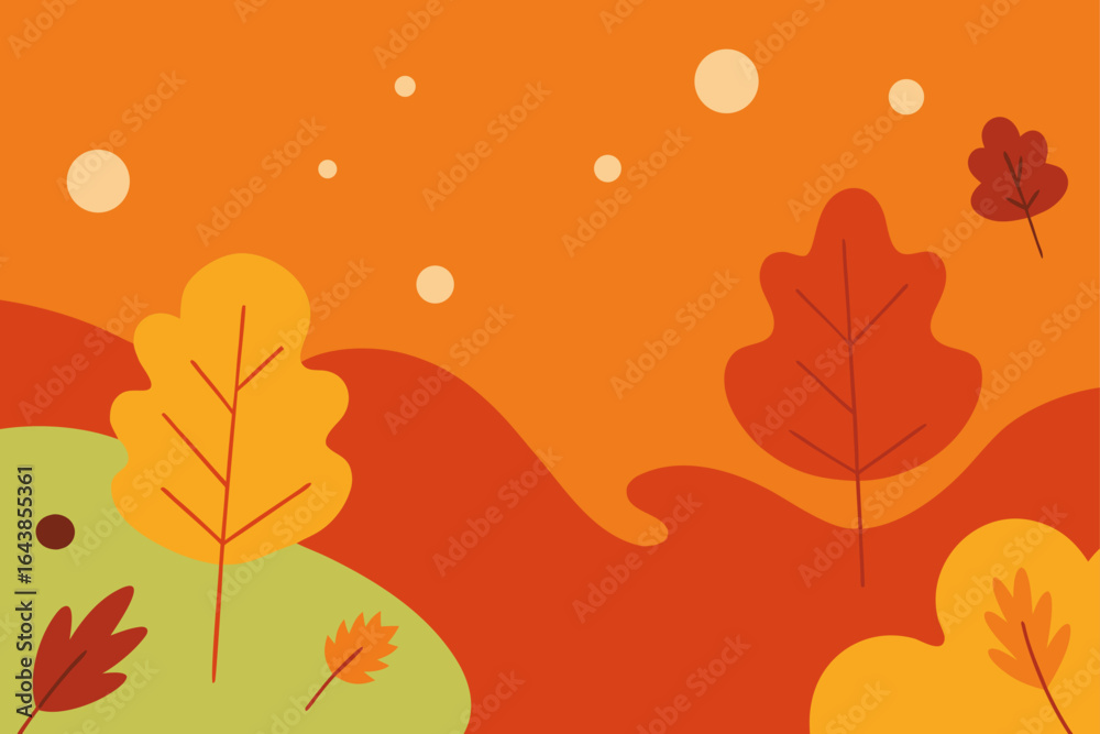 Obraz premium autumn leaves background