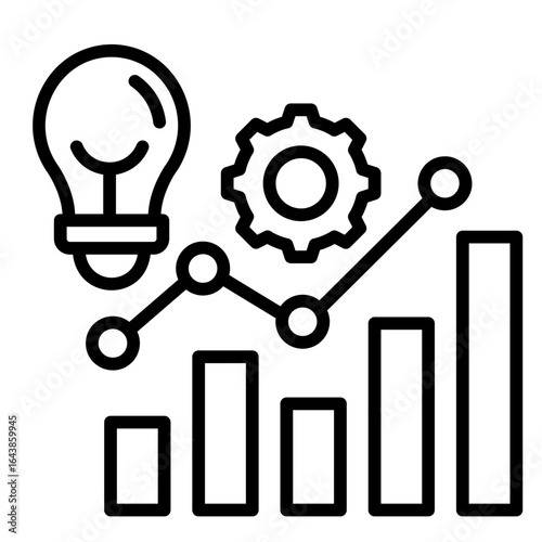 Innovation Metrics  Icon Element For Design