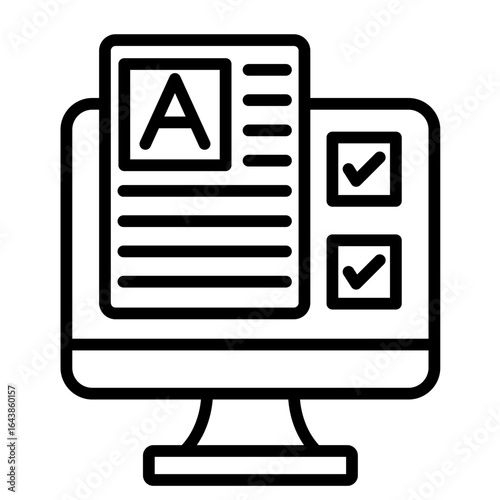 Concept Testing  Icon Element For Design