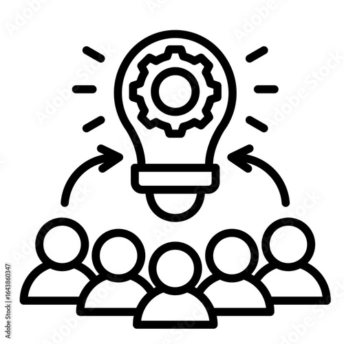 Innovation Culture  Icon Element For Design