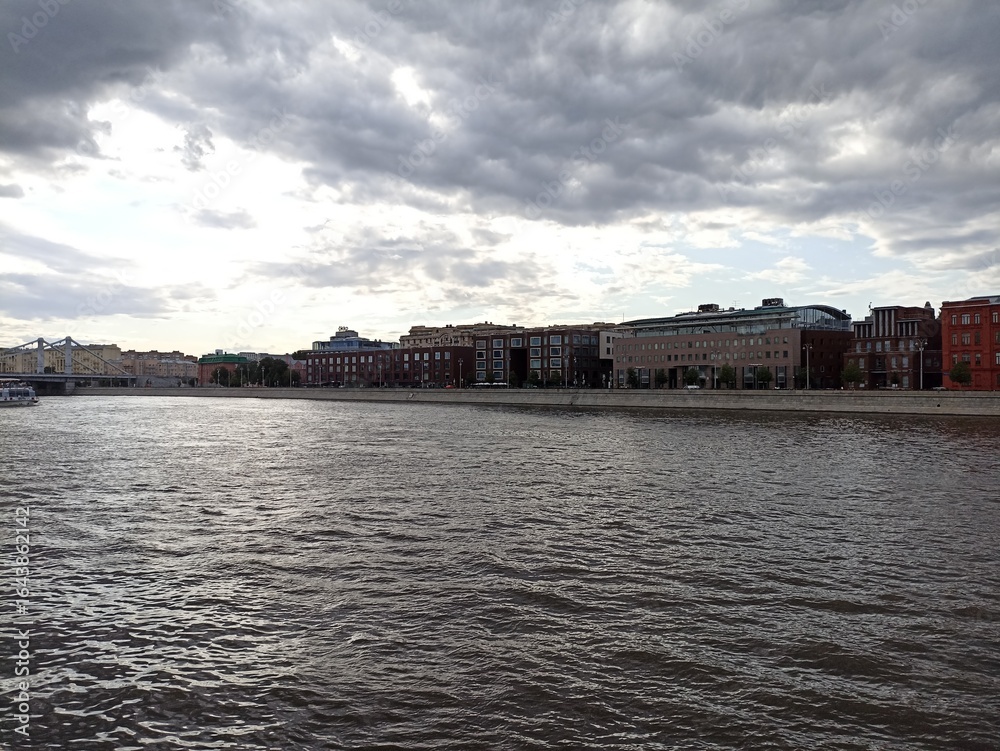 Fototapeta premium view of the river