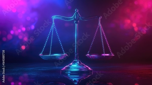 digital blinking balance scale