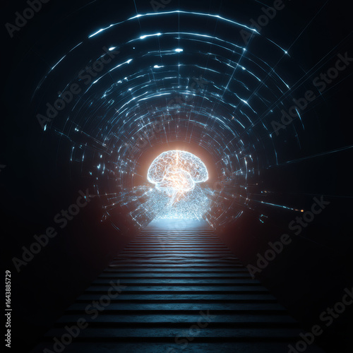 light bulb in the dark
